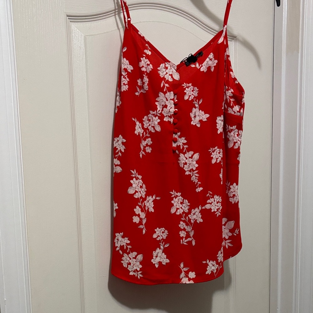 Dynamite Floral Red Women's Top